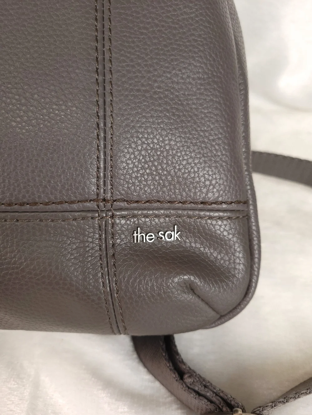 The Sak De Young Backpack in Leather Gray
